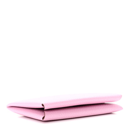 Hermes Epsom Calvi Card Case Mauve Sylvestre 4 of 6
