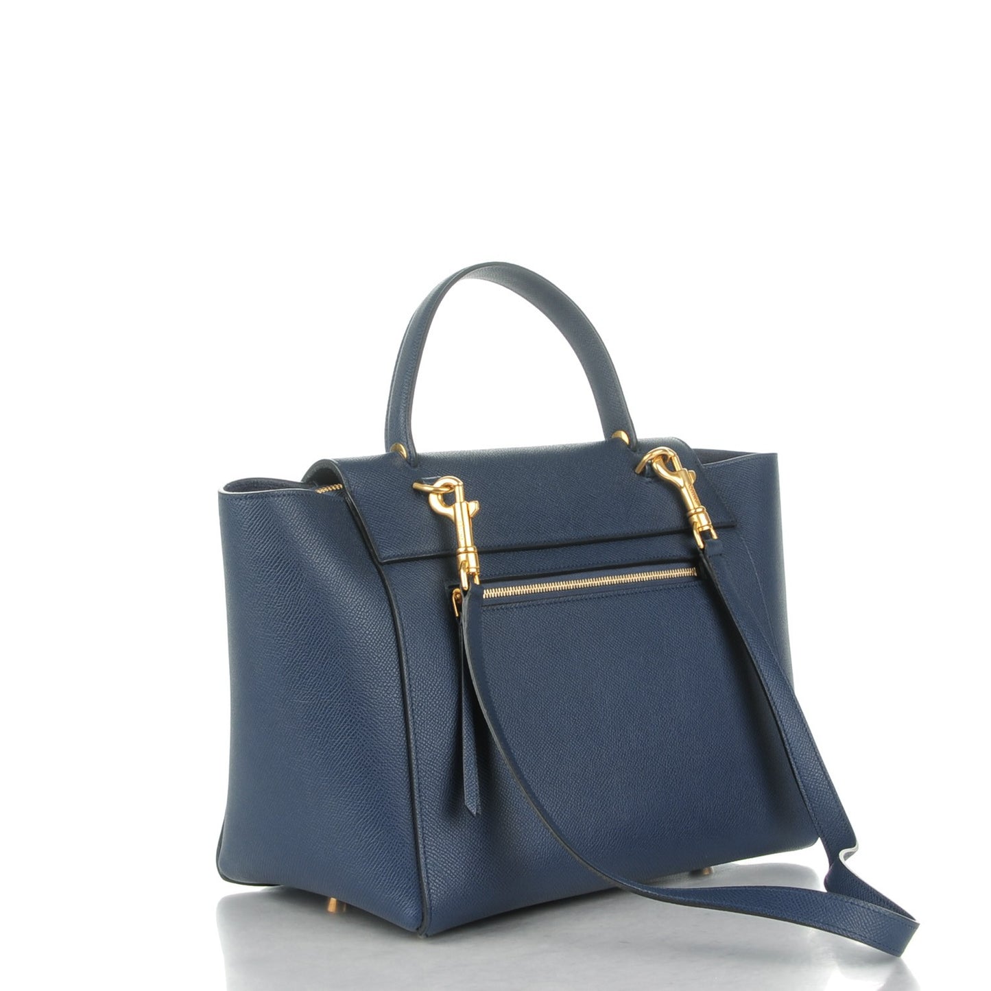 Grained Calfskin Mini Belt Bag Deepsea