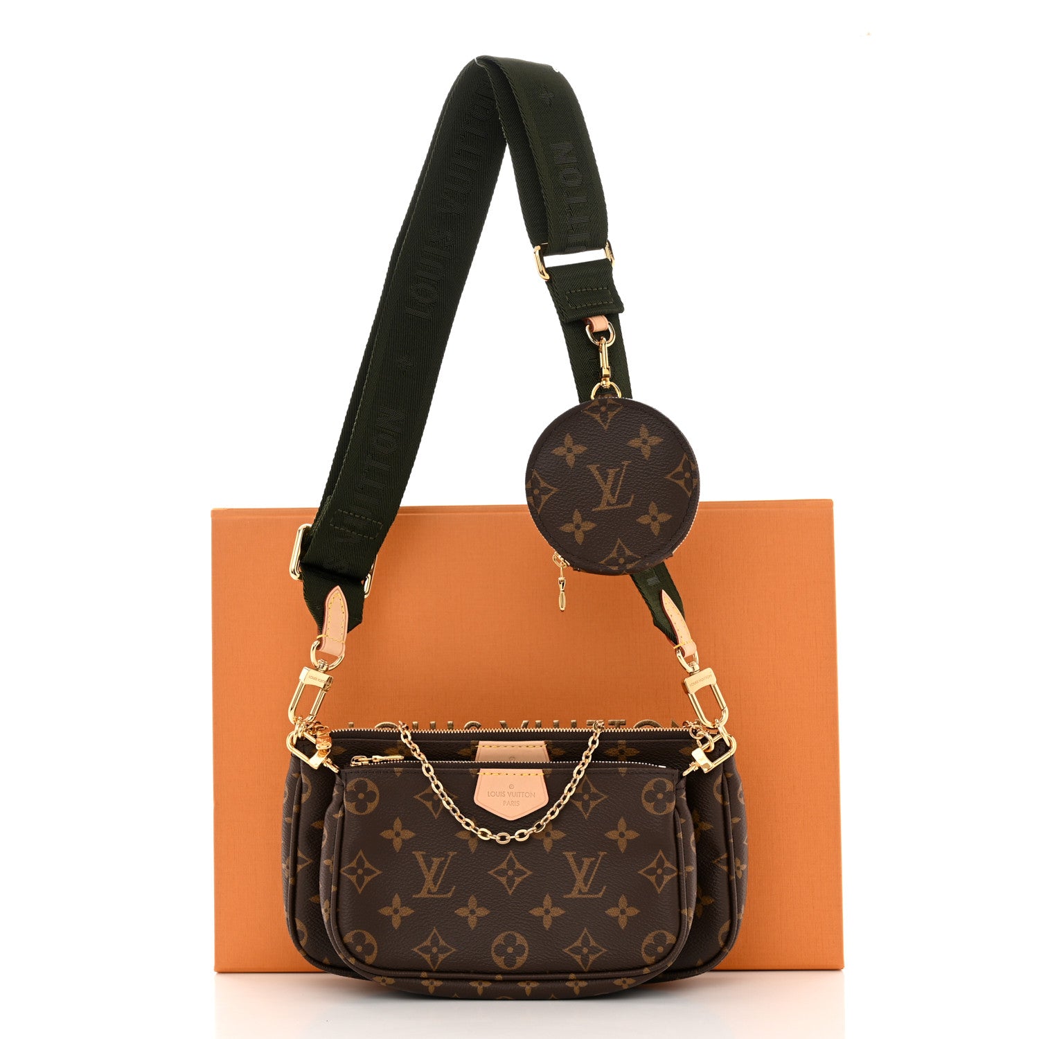 Louis Vuitton Monogram Multi Pochette Accessories Kaki 11 of 11
