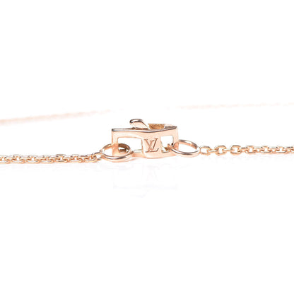 Louis Vuitton 18K Pink Gold Lockit Key Pendant Necklace 5 of 7