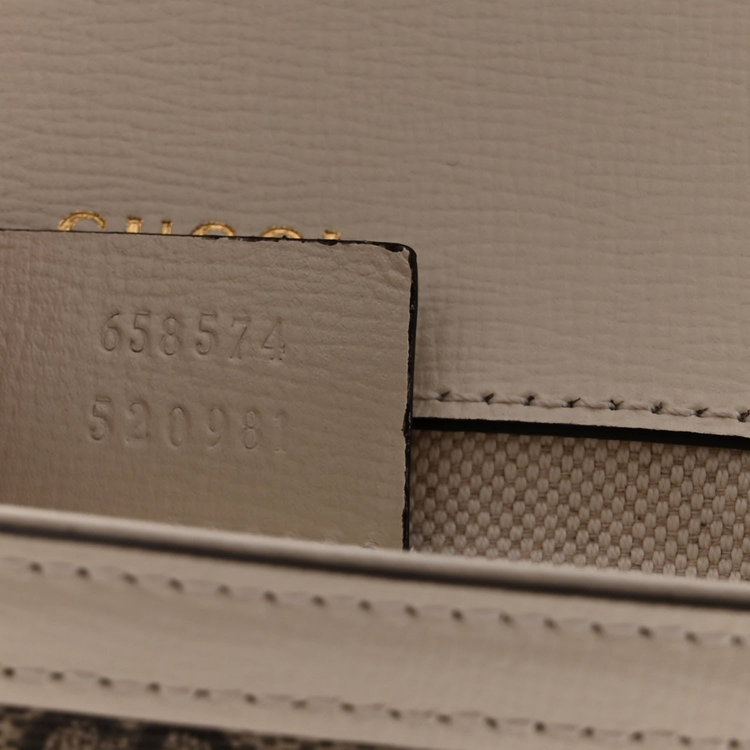 Gucci GG Supreme Monogram Web Mini Horsebit 1955 Shoulder Bag Beige Mystic White 7 of 14