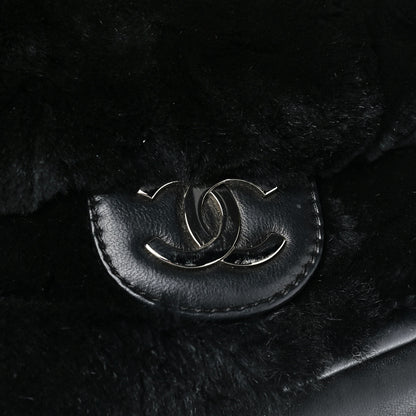 Chanel Rabbit Fur Flap Black 6 of 13
