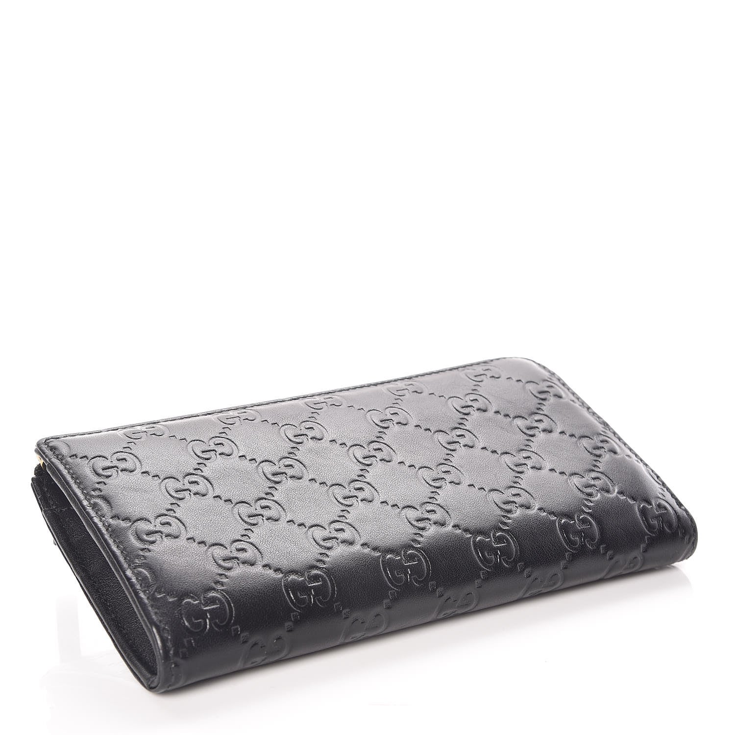 Gucci Guccissima Donna Long Wallet Black 4 of 10