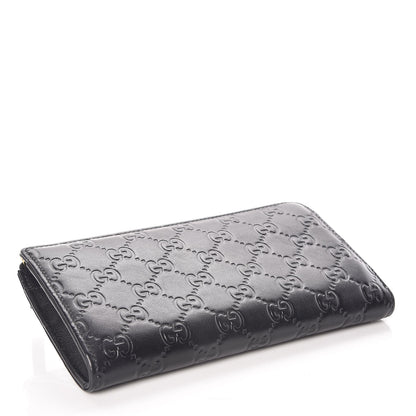 Gucci Guccissima Donna Long Wallet Black 4 of 10