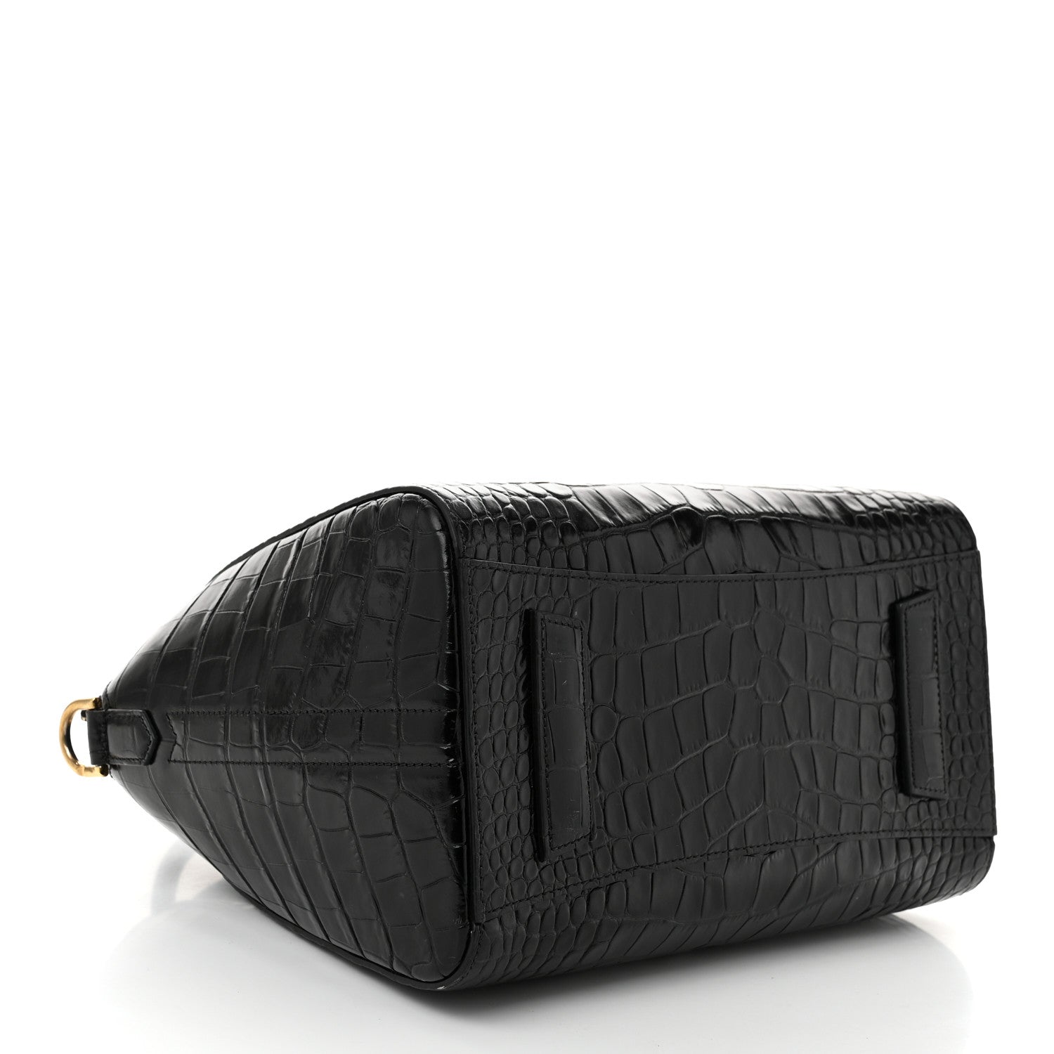 Givenchy Calfskin Crocodile Embossed Small Antigona Black 4 of 10