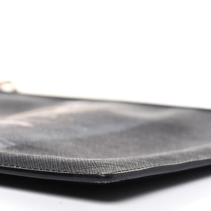 Givenchy Textured Coated Canvas Madonna Print Large Flat Zip Pouch 10 of 14