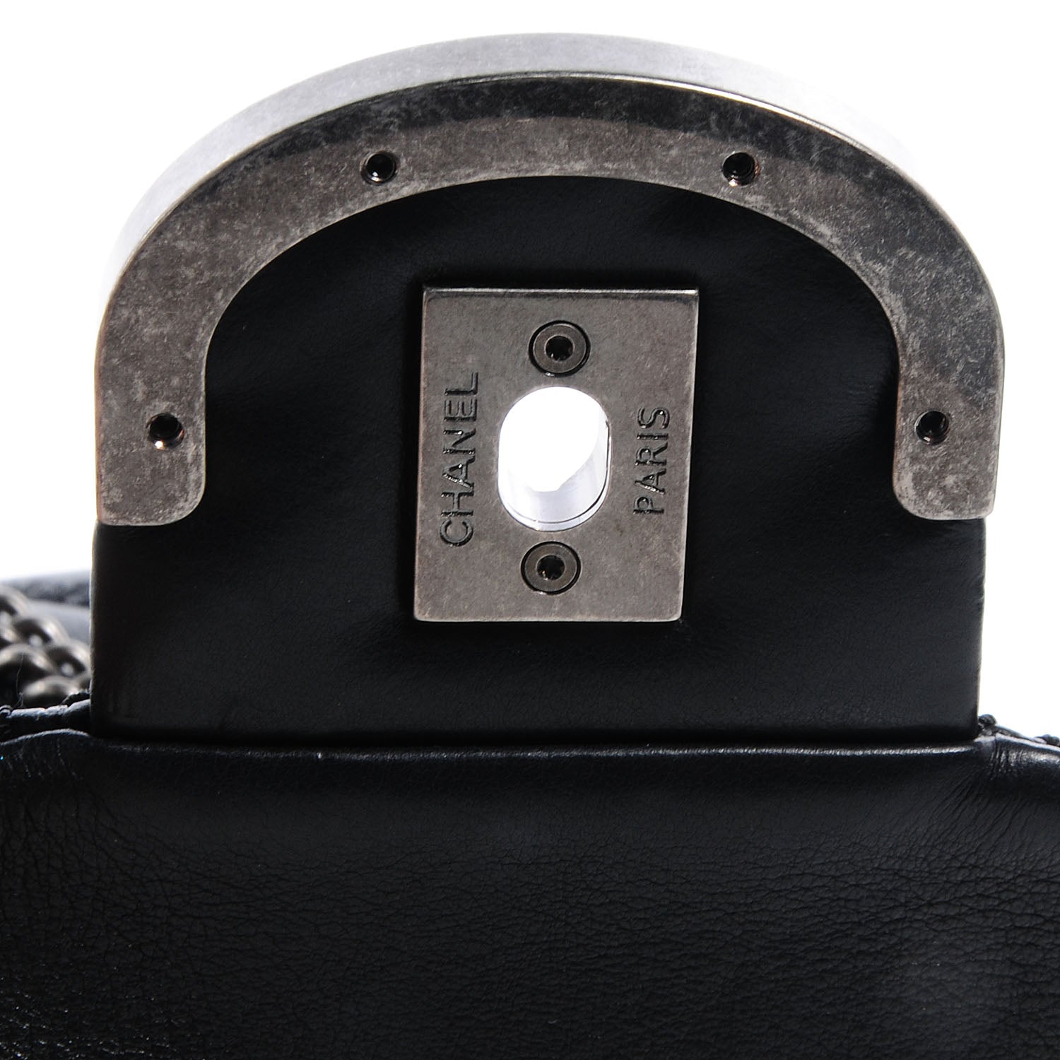 Chanel Calfskin Quilted Coco Sporran Small Tassel Flap Black 6 of 9