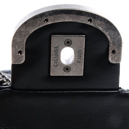 Chanel Calfskin Quilted Coco Sporran Small Tassel Flap Black 6 of 9