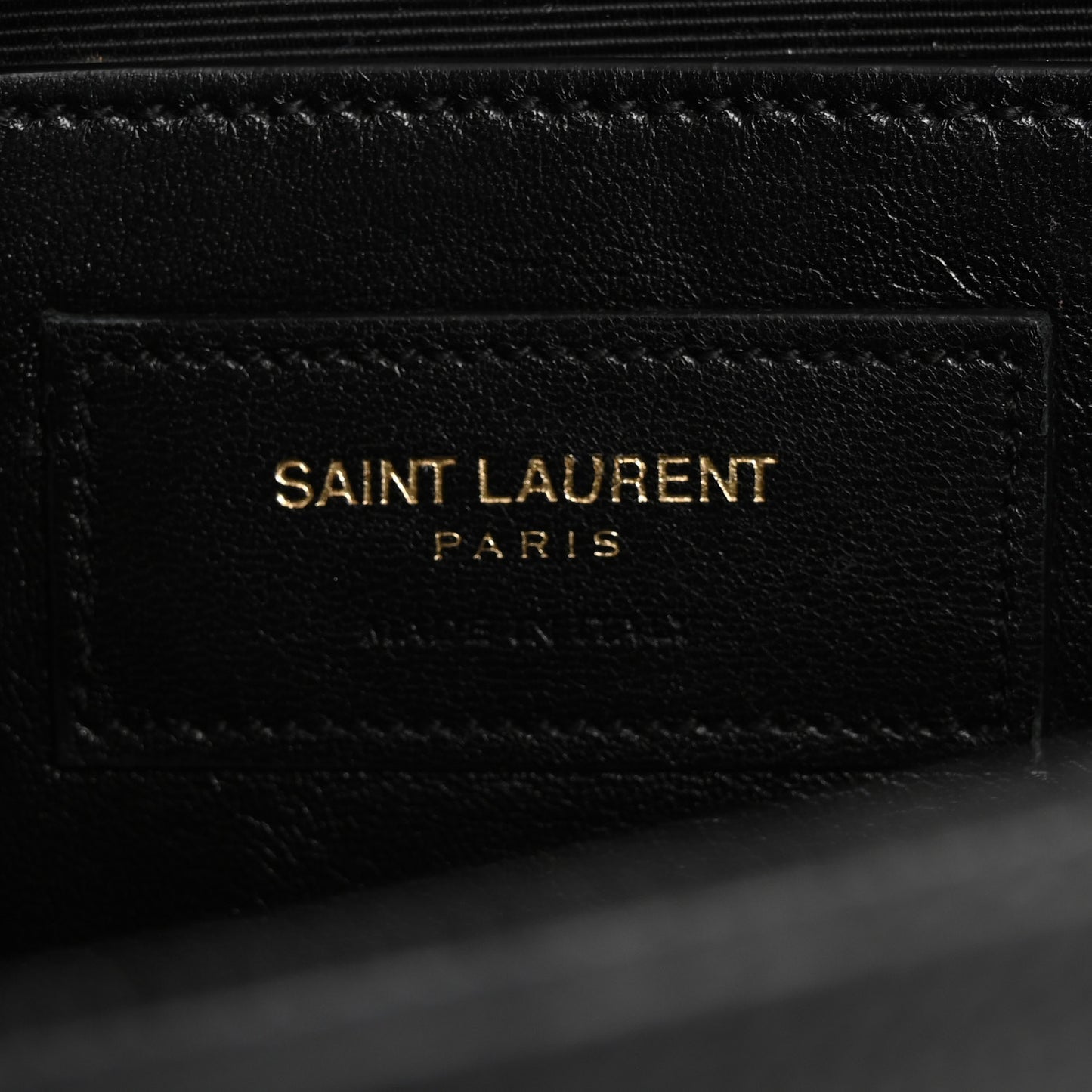 Grain De Poudre Monogram Cassandre Clutch Black