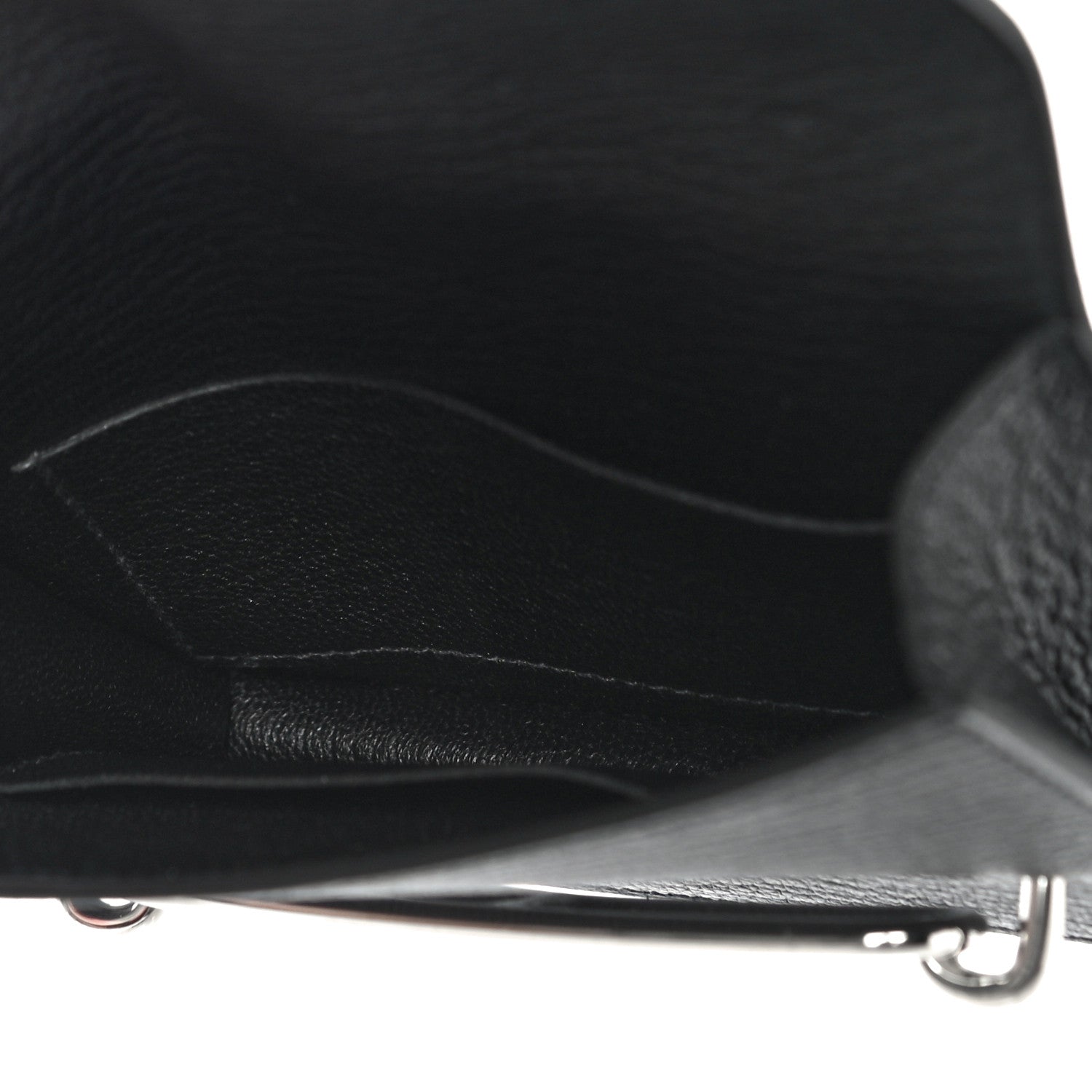 Hermes Chevre Mysore Roulis Slim Wallet Black 7 of 12