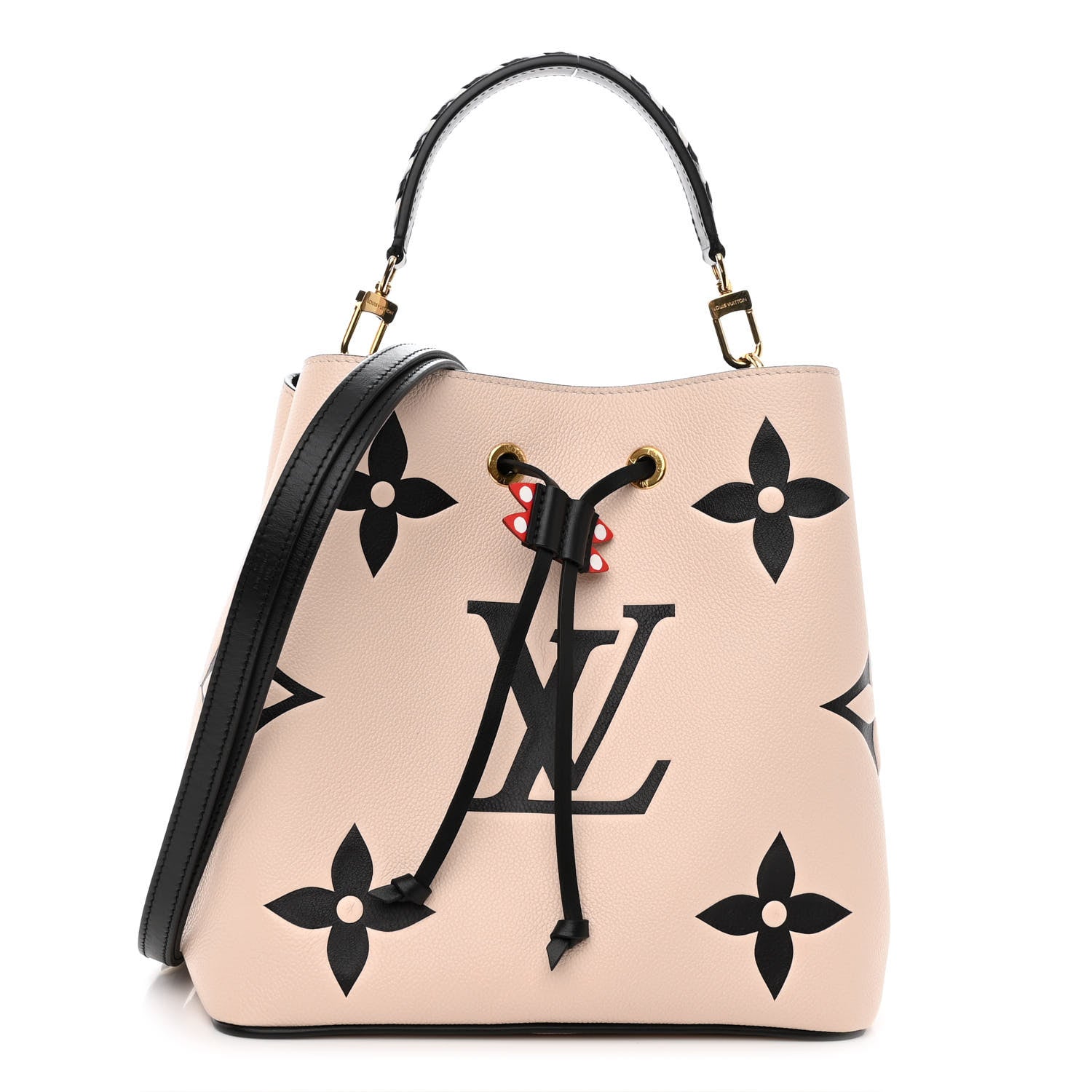 Louis Vuitton Empreinte Monogram Giant Crafty Neonoe MM Creme Black 3 of 11