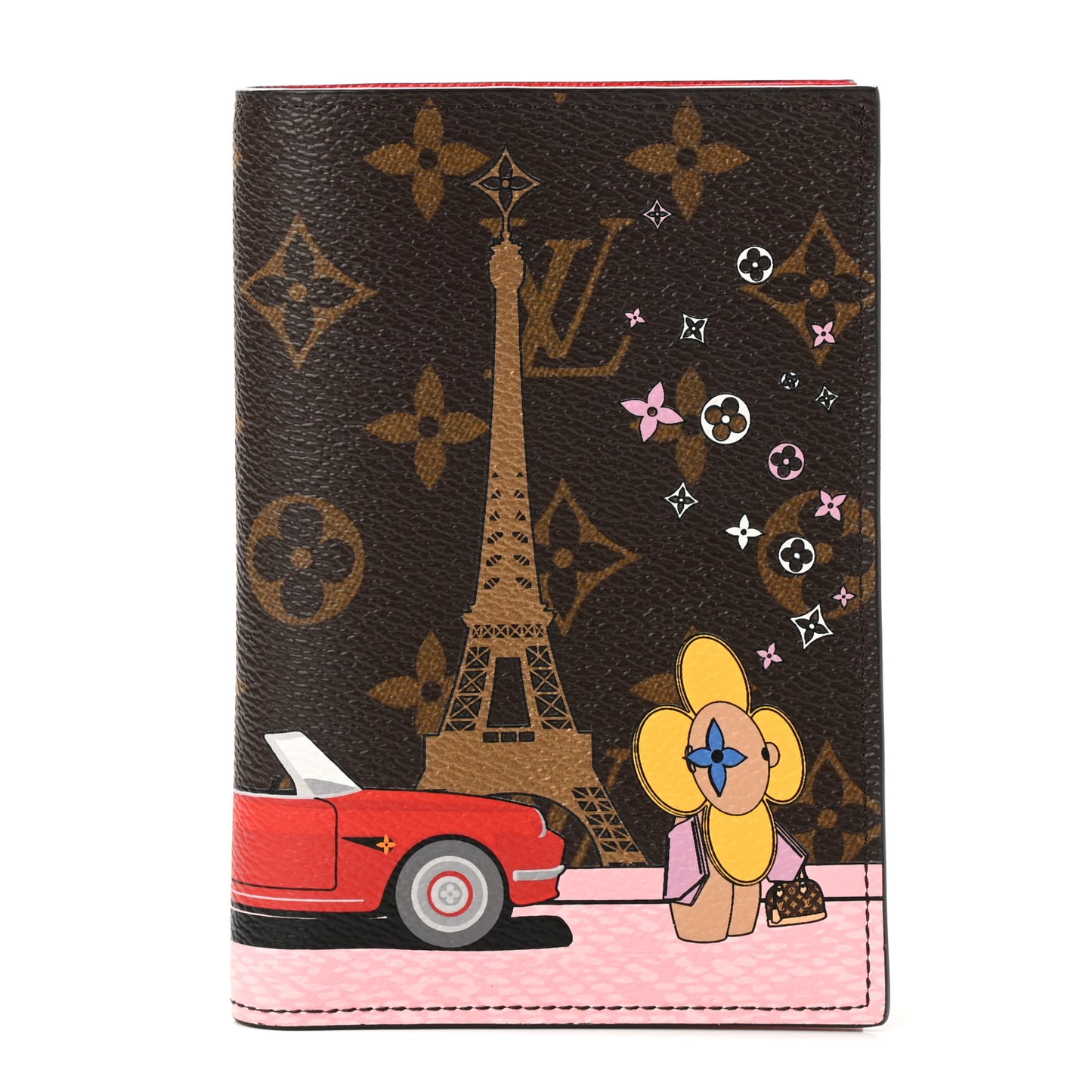 Monogram 2019 Christmas Animation Passport Cover Rouge