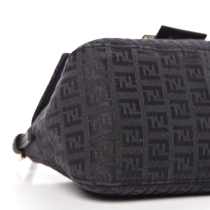 Fendi Zucchino Mini Mama Baguette Black 6 of 9