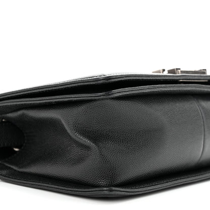 Chanel Caviar Quilted Medium Boy Flap Black 9 of 11