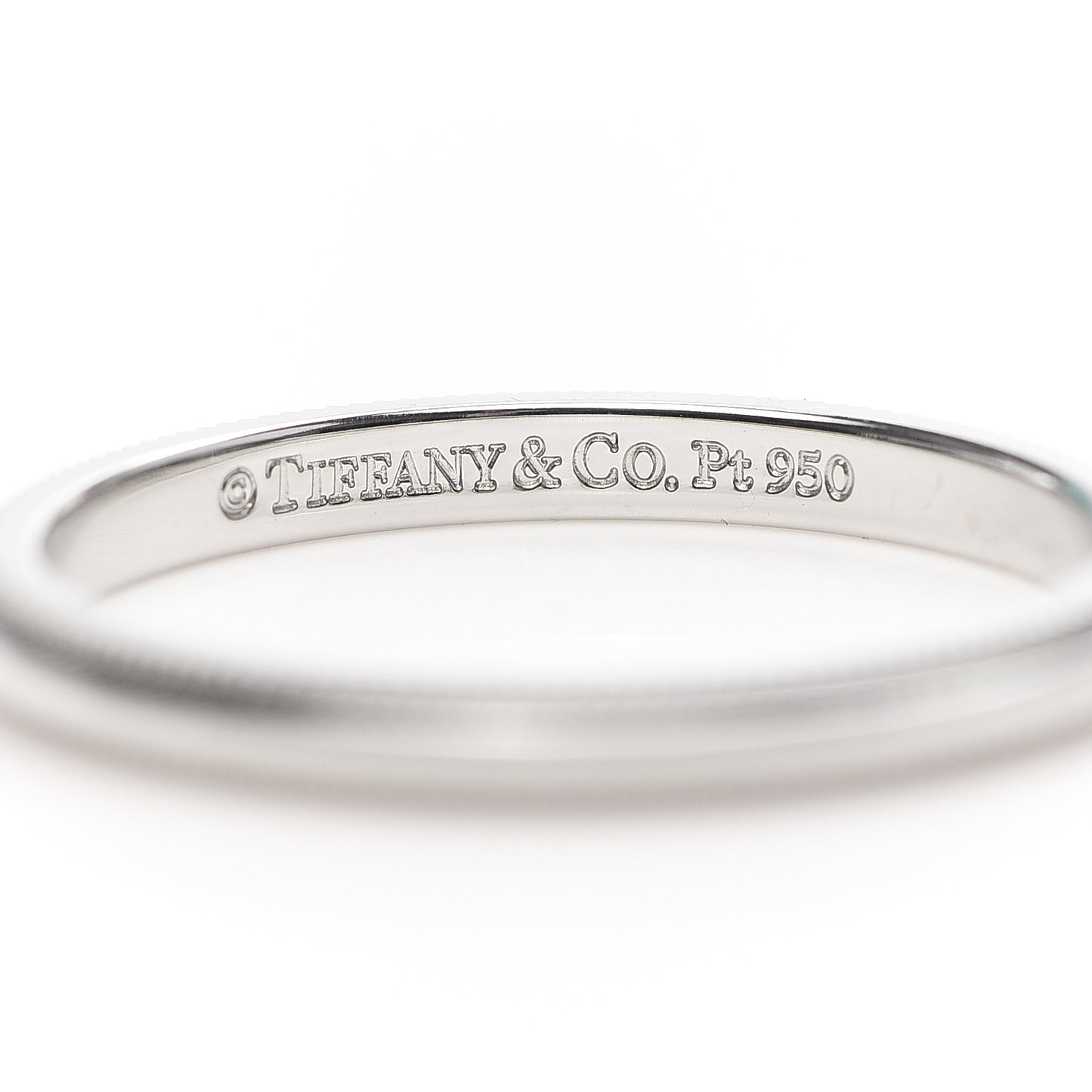 Platinum 2mm Milgrain Wedding Band Ring 53 6.25