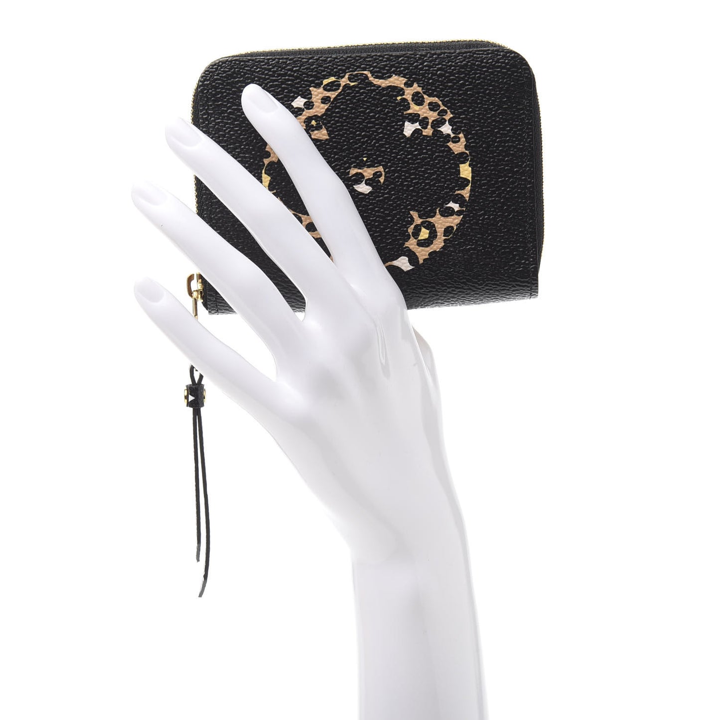 Monogram Giant Jungle Zippy Coin Purse Black