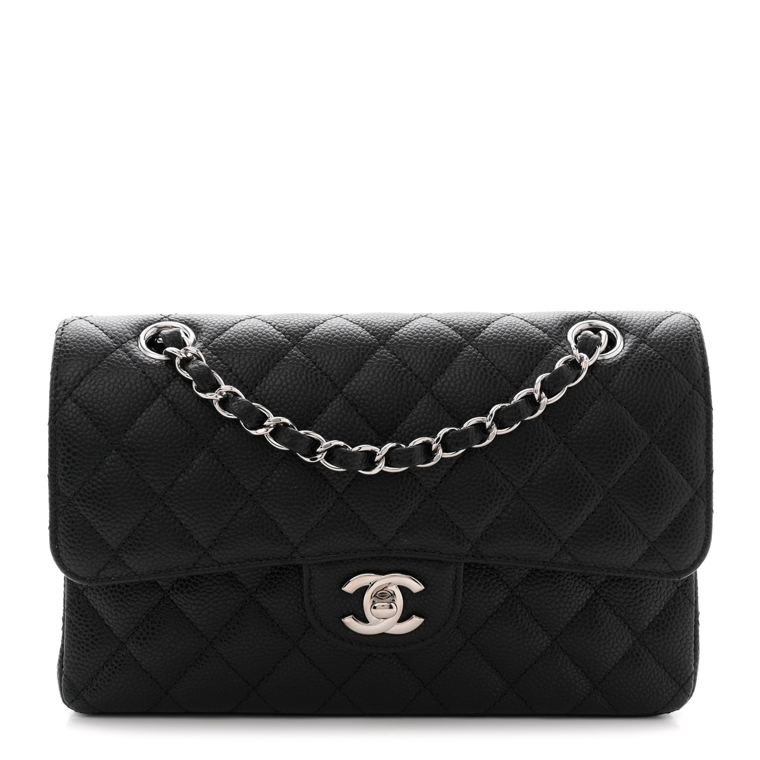 Chanel Caviar Quilted Small Double Flap Black 1 of 11