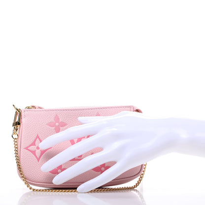 Louis Vuitton Empreinte Monogram Giant By The Pool Mini Pochette Accessories Bouton De Rose 2 of 9