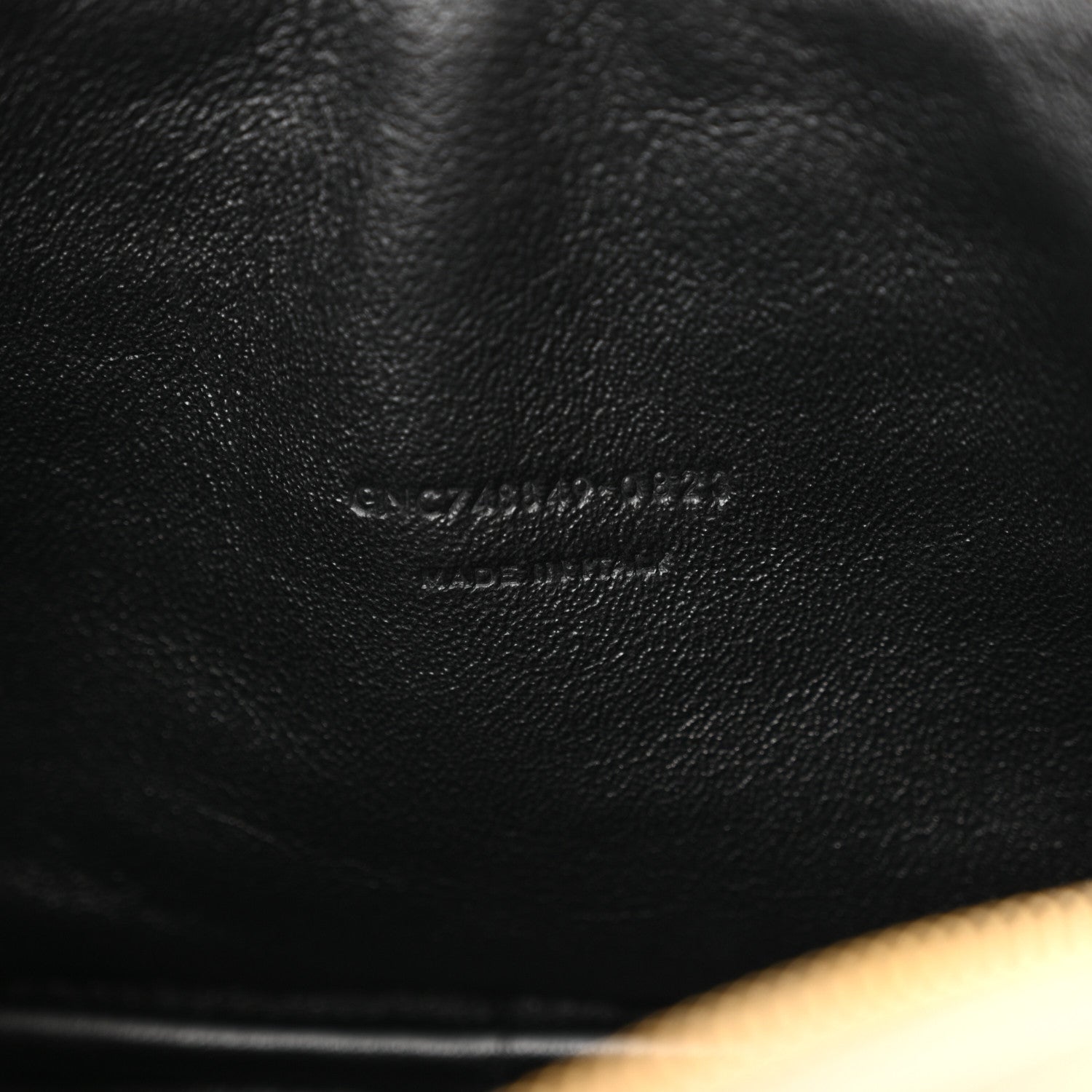 Saint Laurent Calfskin Matelasse Monogram Mini Lou Camera Bag Dark Beige 7 of 10