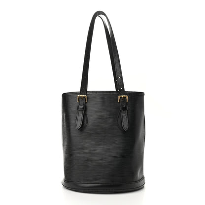 Louis Vuitton Epi Petit Bucket 23 Black 3 of 9