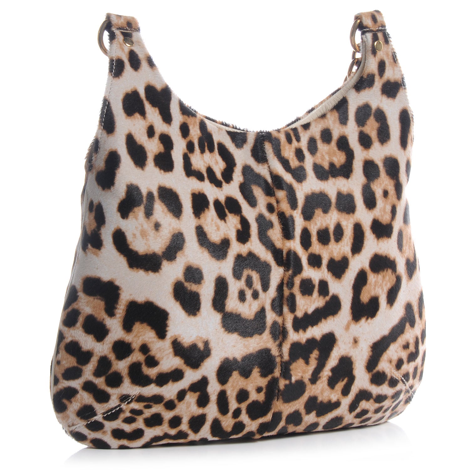 Saint Laurent Leopard Pony Hair Tribute Tote 3 of 7