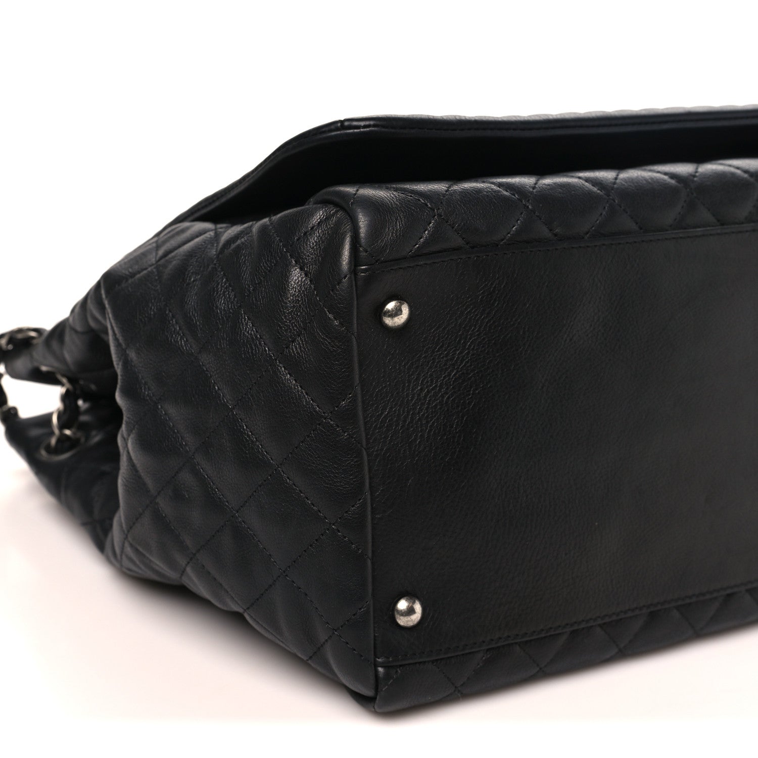 Chanel Calfskin Quilted Istanbul Accordion Large Flap Black 8 of 10