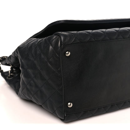 Chanel Calfskin Quilted Istanbul Accordion Large Flap Black 8 of 10