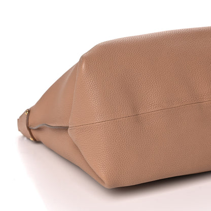 Salvatore Ferragamo Calfskin Fanisa Gancini Hobo Natural 9 of 10