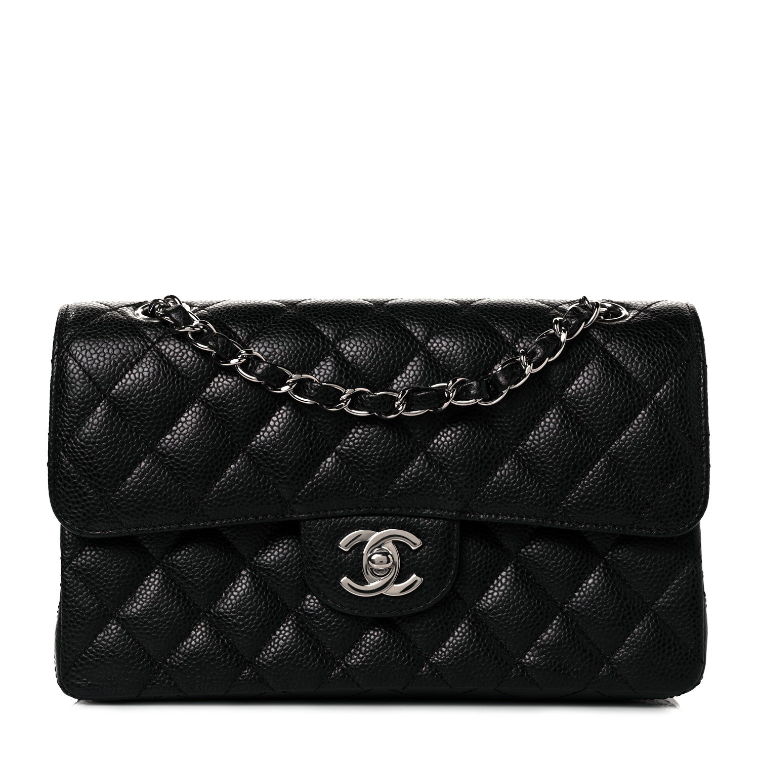 Chanel Caviar Quilted Small Double Flap Black 1 of 9