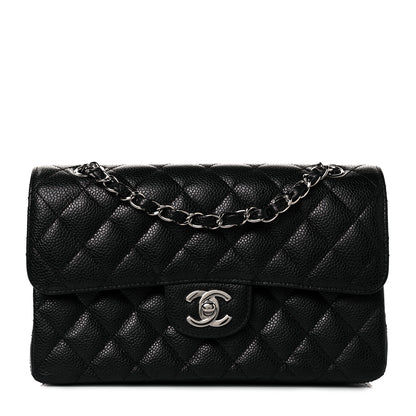 Chanel Caviar Quilted Small Double Flap Black 1 of 9