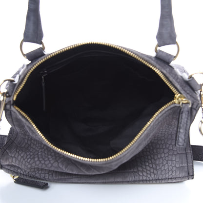 Givenchy Nubuck Crocodile Embossed Medium Pandora Grey 5 of 11