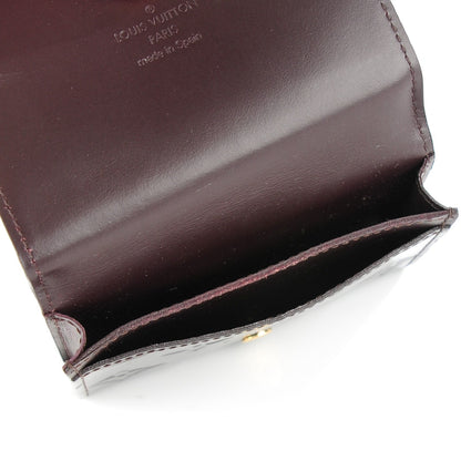 Louis Vuitton Vernis Business Card Holder Amarante 5 of 7