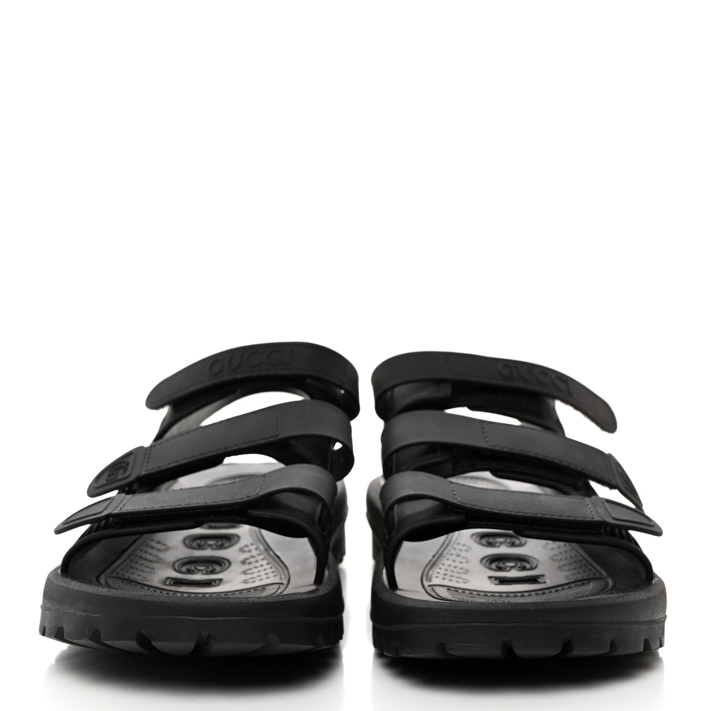 Rubber Honeycomb Mens Sandals 7 Black