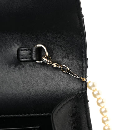 Chanel Lambskin Quilted Fantasy Pearl Flap Black 11 of 14