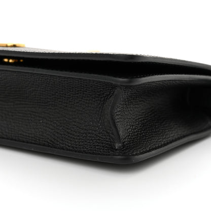 Valentino Garavani Grainy Calfskin Mini Vlogo Shoulder Bag Black 9 of 10