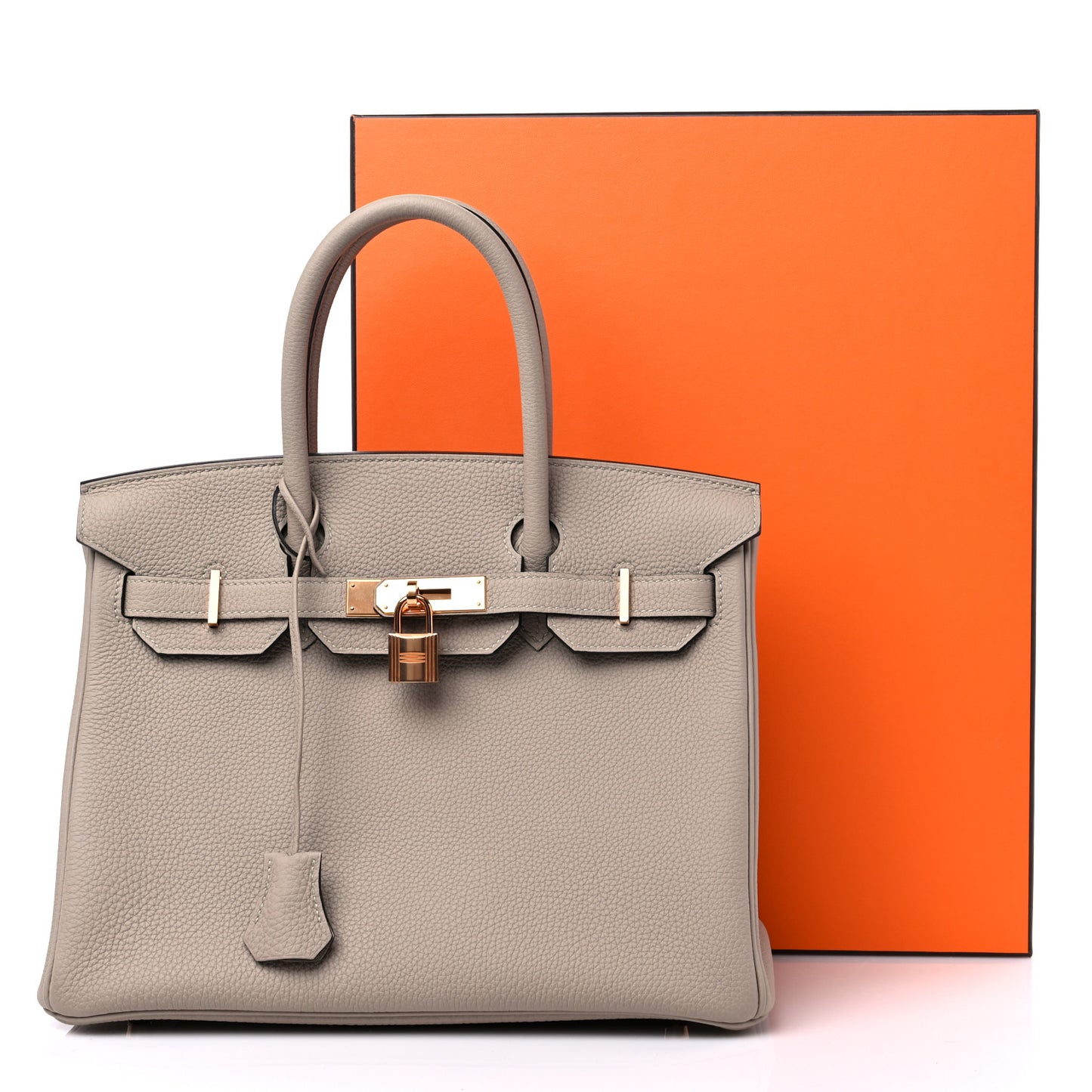 Togo Birkin 30 Gris Tourterelle