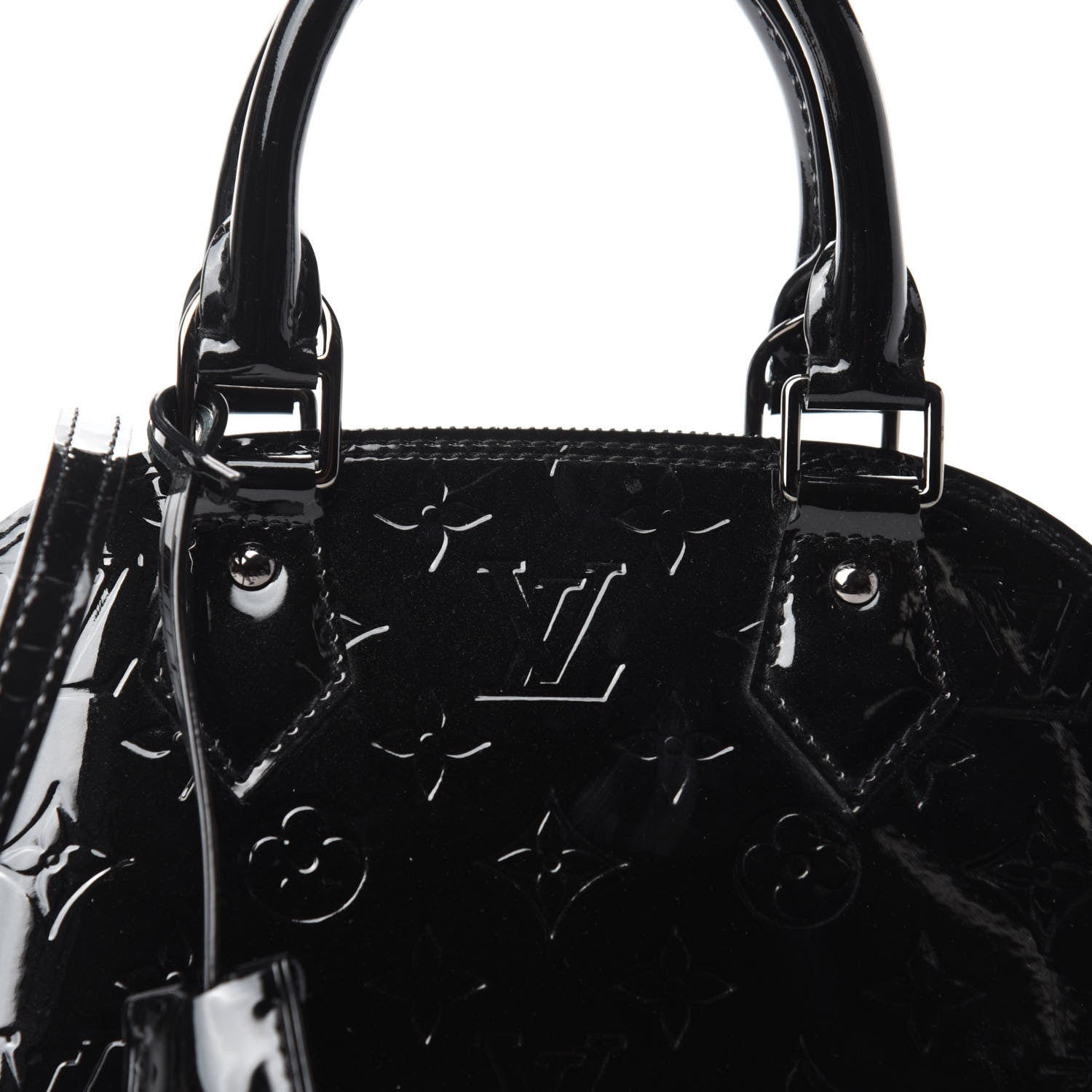 Louis Vuitton Vernis Alma BB Noir Magnetique 10 of 10