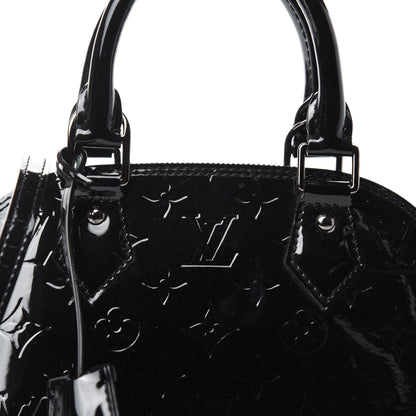 Louis Vuitton Vernis Alma BB Noir Magnetique 10 of 10