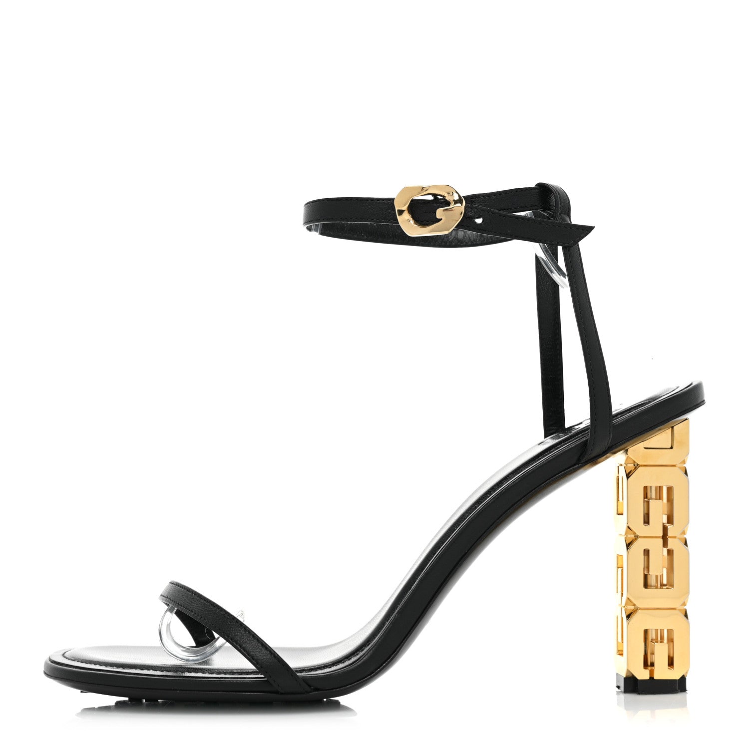 Givenchy Smooth Nappa G Cube 85mm Sandals 41 Black 1 of 11