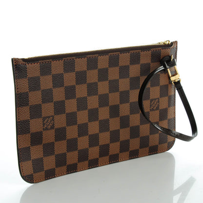 Louis Vuitton Damier Ebene Neverfull MM GM Pochette 3 of 8