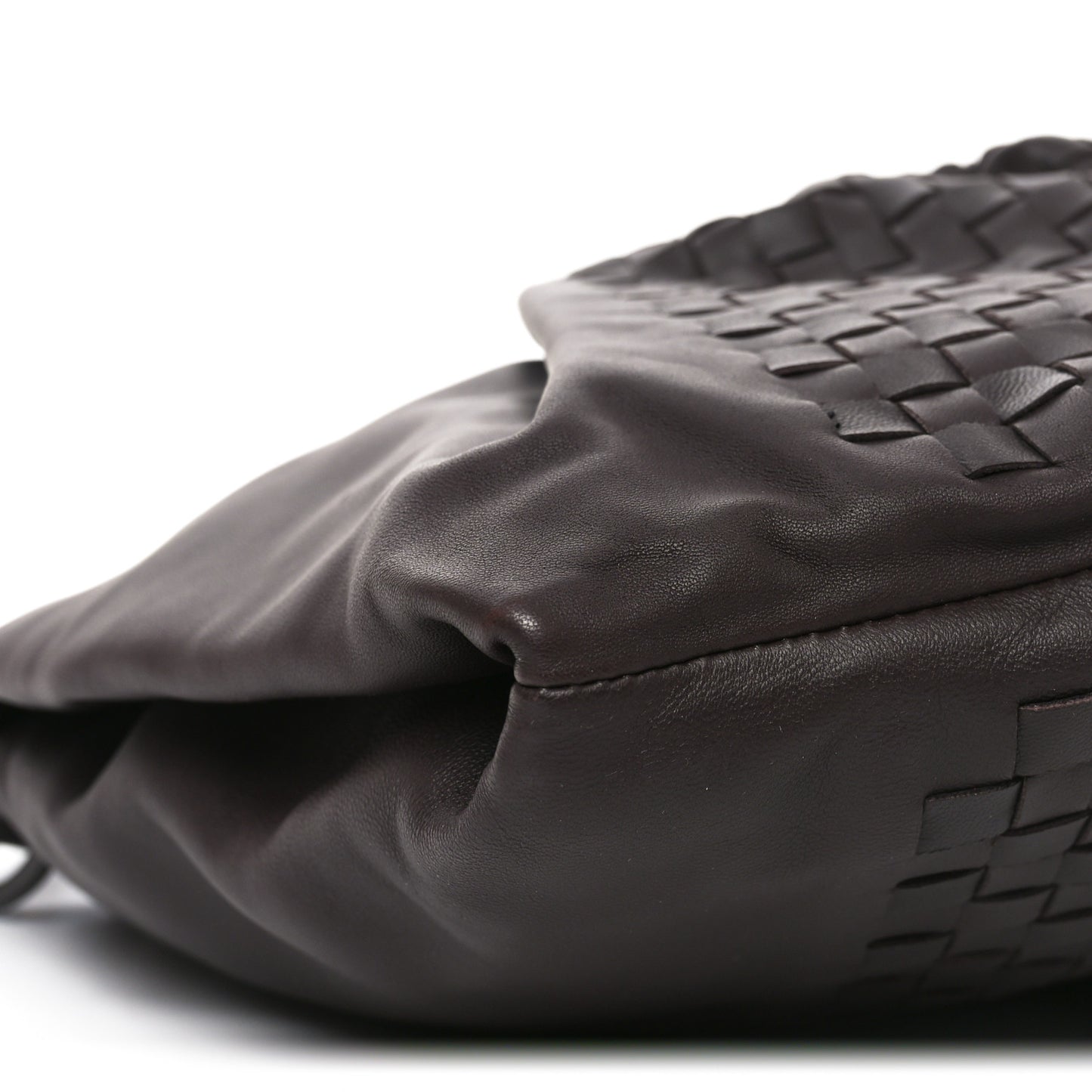 Intrecciato Nappa Aquilone Fortune Cookie Hobo Ebano