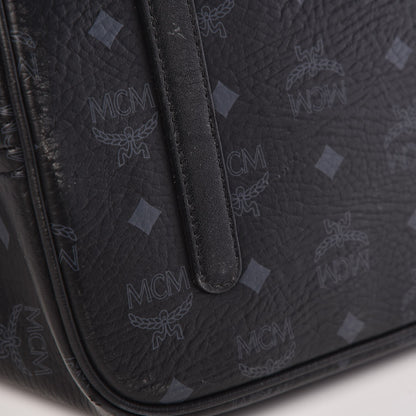 MCM Visetos Large Liz Reversible Shopper Tote Black 12 of 14
