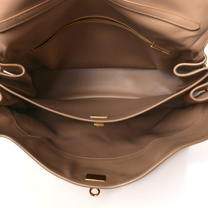 Balenciaga Smooth Calfskin Large Rodeo Top Handle Handbag Latte 5 of 9