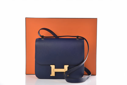 Hermes Epsom Constance 24 Bleu Saphir 23 of 23