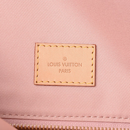 Louis Vuitton Damier Azur Graceful MM Rose Ballerine 8 of 12