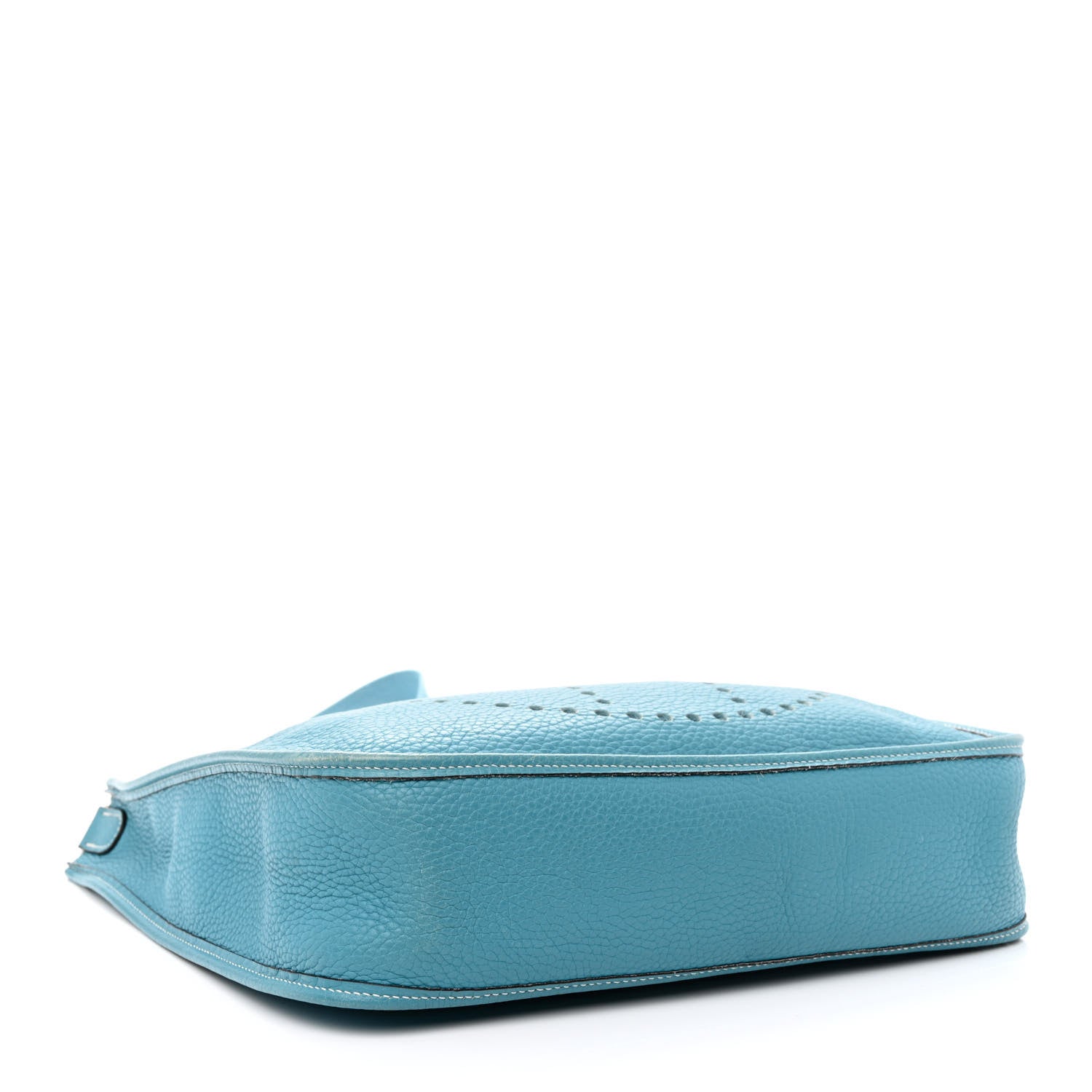Hermes Taurillon Clemence Evelyne GM Blue Jean 7 of 24