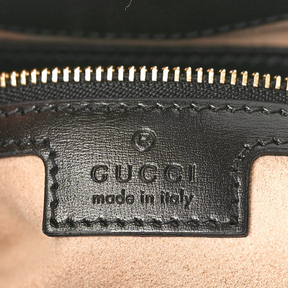 Gucci Boarded Dyana Lux Calfskin Small Jackie 1961 Hobo Black 6 of 10