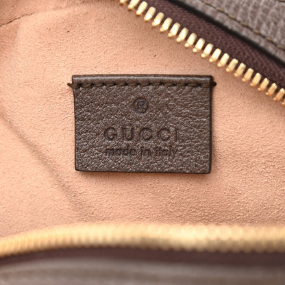 Gucci GG Supreme Monogram Web Mini Ophidia Round Shoulder Bag Brown 6 of 10