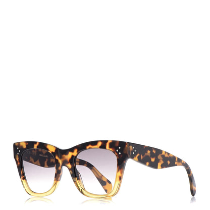 Celine Cat Eye Sunglasses CL40004I Havana Honey 1 of 6