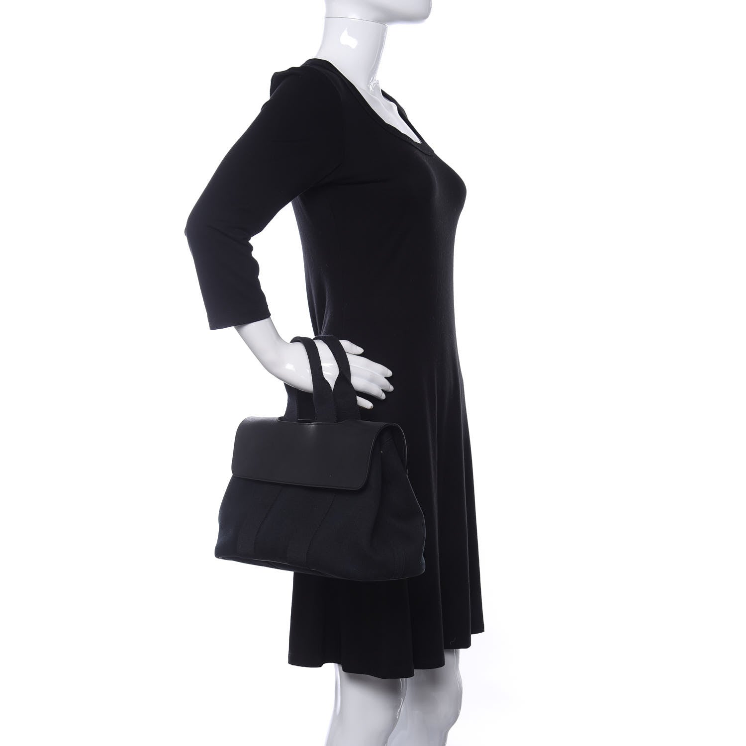 Hermes Toile Swift Valparaiso Tote PM Black 2 of 10